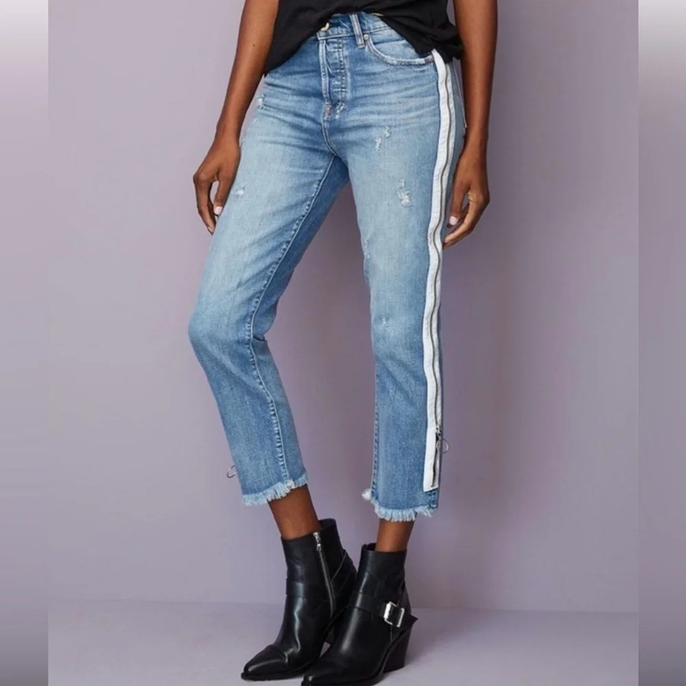 PISTOLA Charlie Side Zip Straight‎ Leg Jeans 28 - Picture 13 of 13